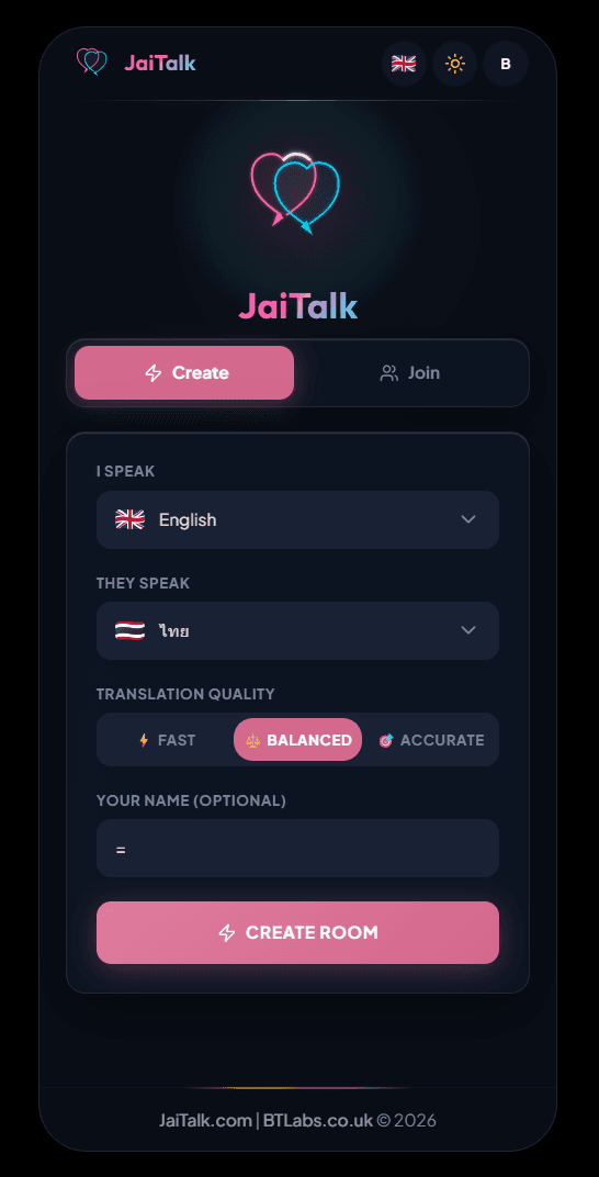 JaiTalk UI